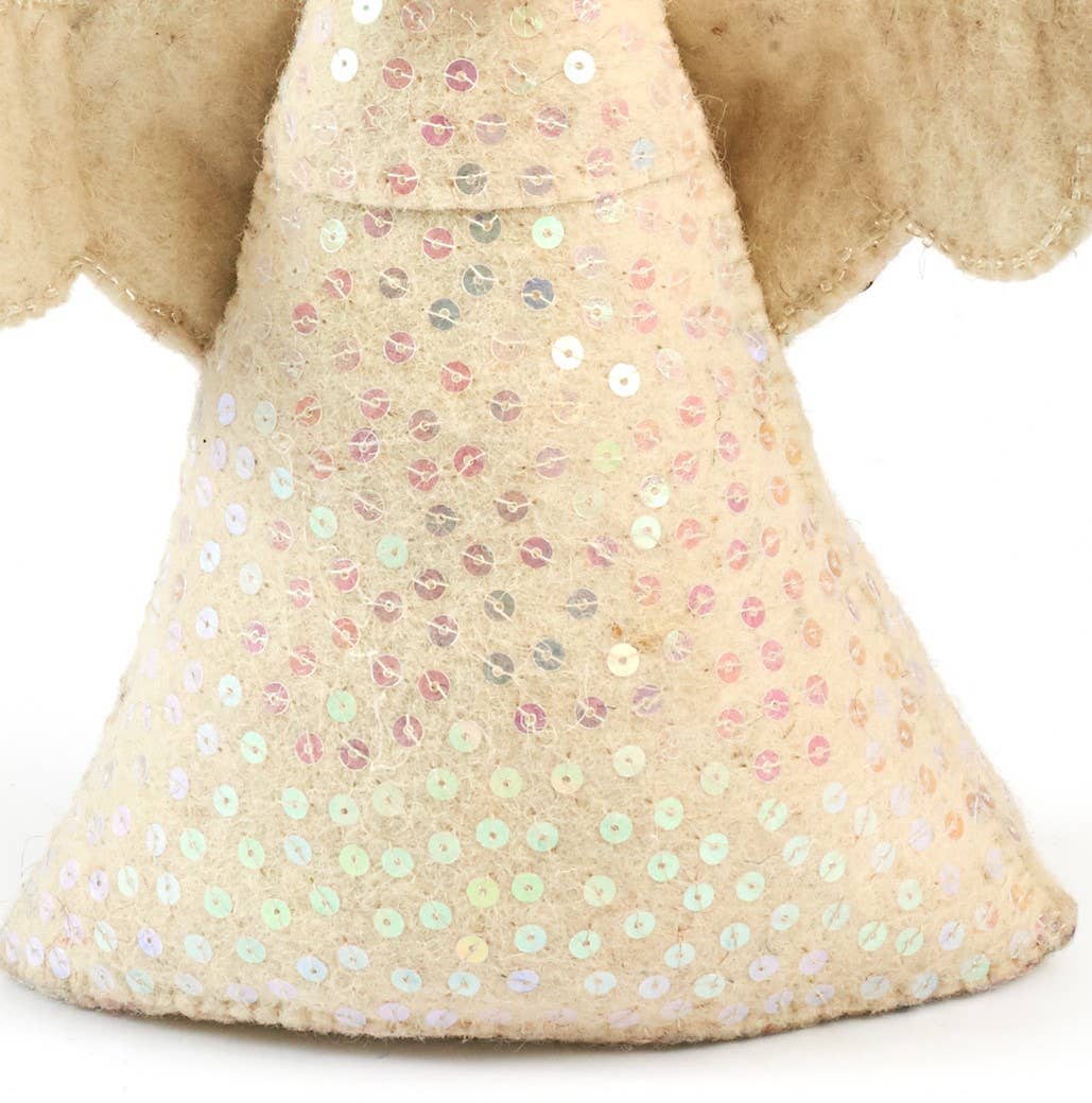 Arcadia Home – Topper de árvore por atacado – Anjo Cão Castanho Feito à Mão Topo de Árvore de Natal Presente para Cão5