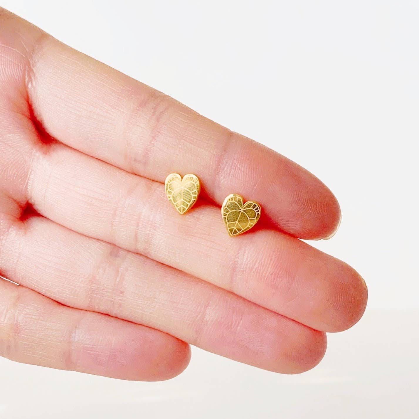 Dainty Little Tiny Things – Engroshandel Ørestikkere – Anthurium Clarinervium Plante Studs | Allergivenlig1