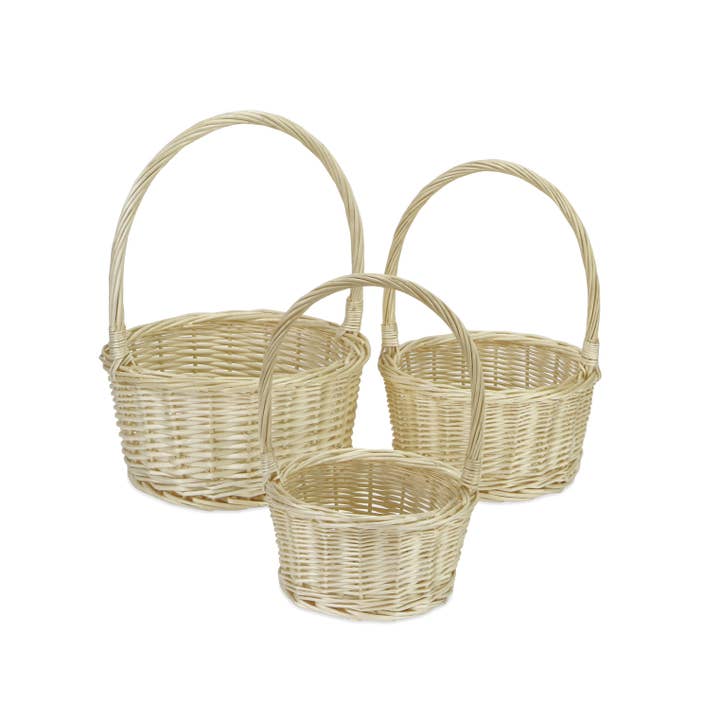 Cheungs Home Decor - Wholesale Food Gift Basket - Kirkel Brown Nested Round Basket Set