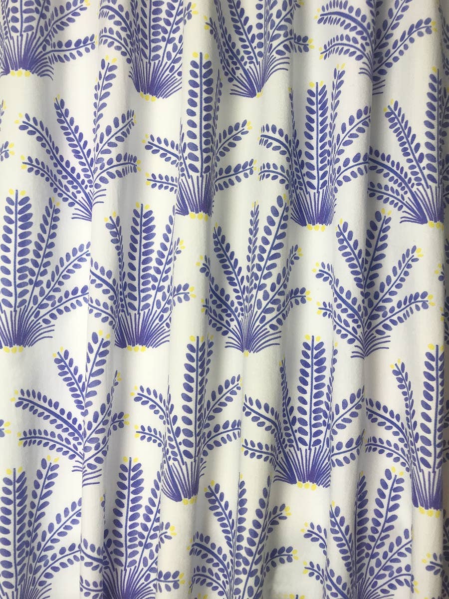 Little Cabari - Wholesale Fabric - MARACAS Blue fabric coupon1