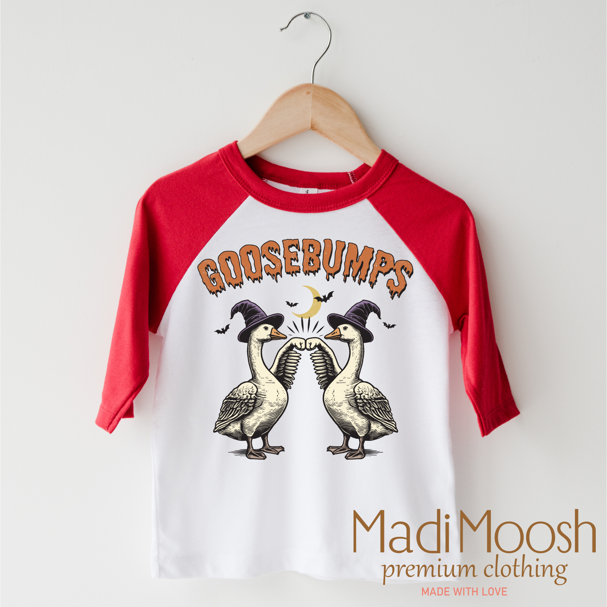 Madi Moosh - Wholesale Screen Printed T-Shirt - Kids - Goosebumps Retro Halloween Shirt - Country Halloween Tee2