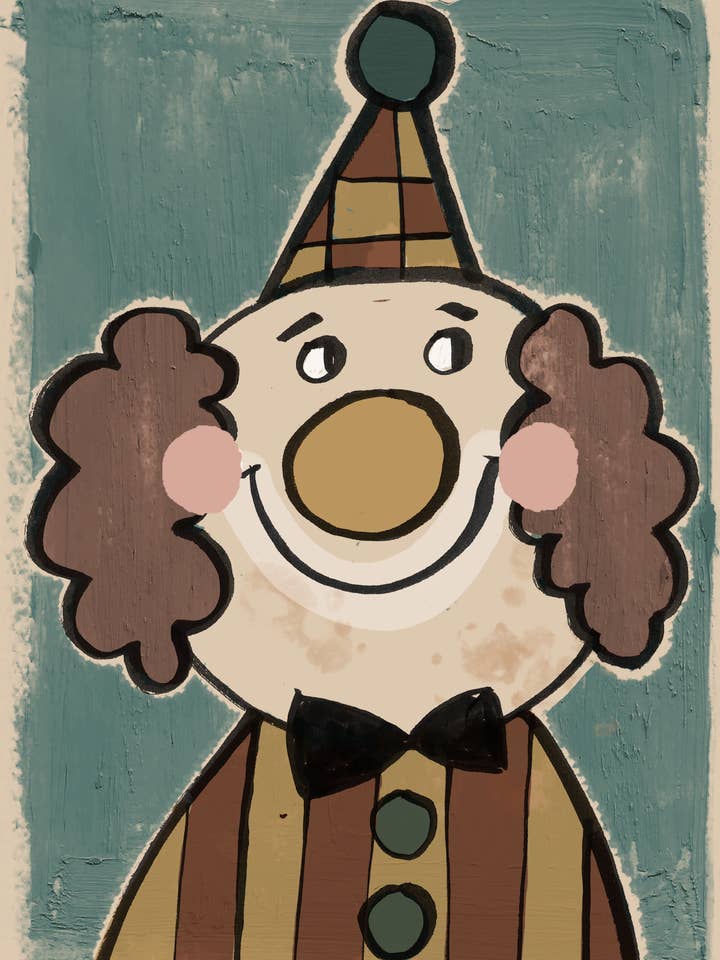 Poster CLOWN 50X70CM for wholesale by Studioloco