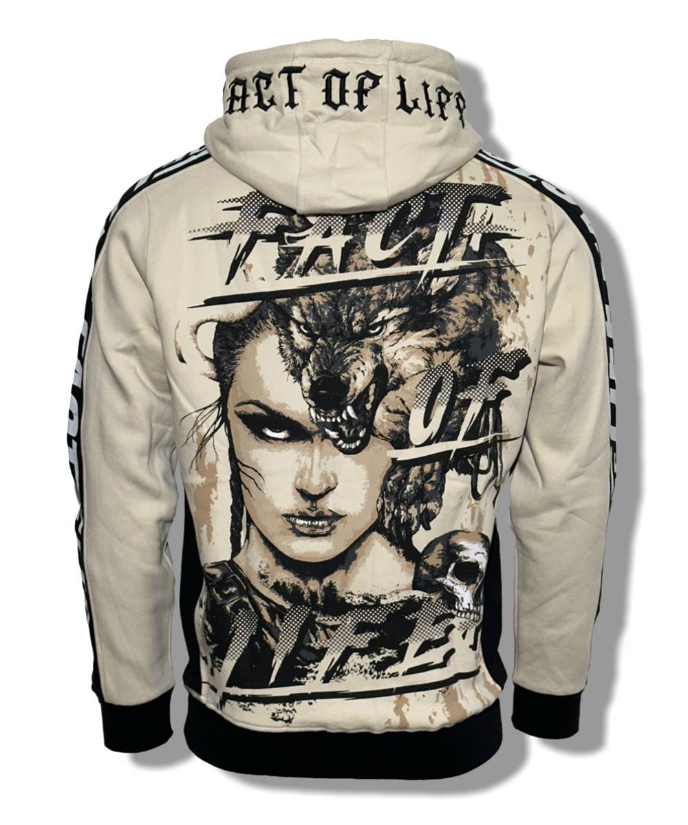 Fact of Life - Wholesale Hoodie - Men's - Fact of Life Hoodie SH-14 “Wolf Blood” sand dollar