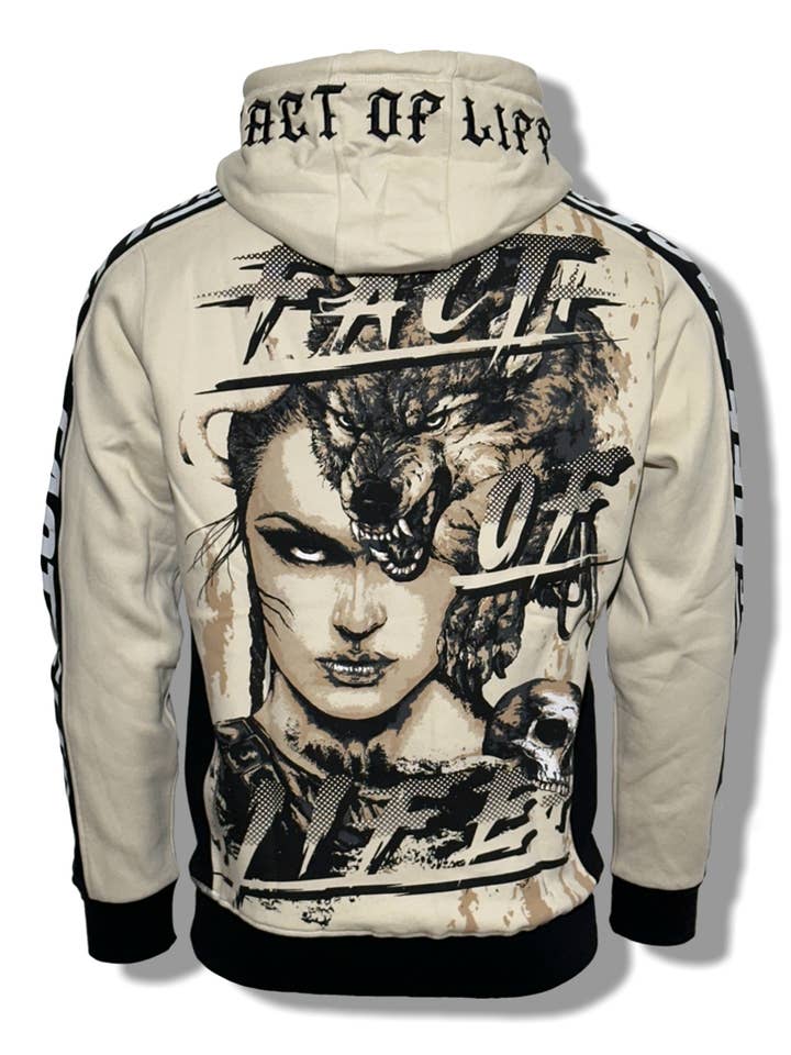 Fact of Life - Wholesale Hoodie - Men's - Fact of Life Hoodie SH-14 “Wolf Blood” sand dollar0
