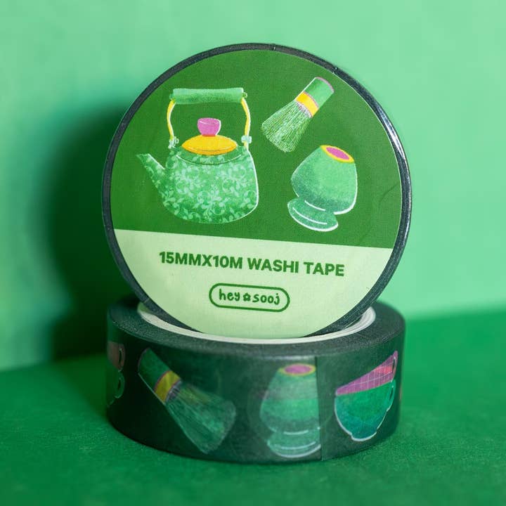 Matcha Washi Tape for wholesale by hey ✿ sooj