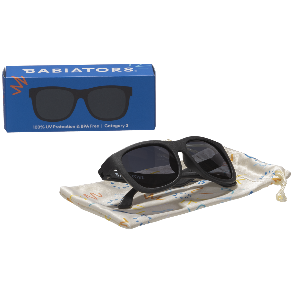 Babiators - Wholesale Sunglasses - Kids - Jet Black Navigator2