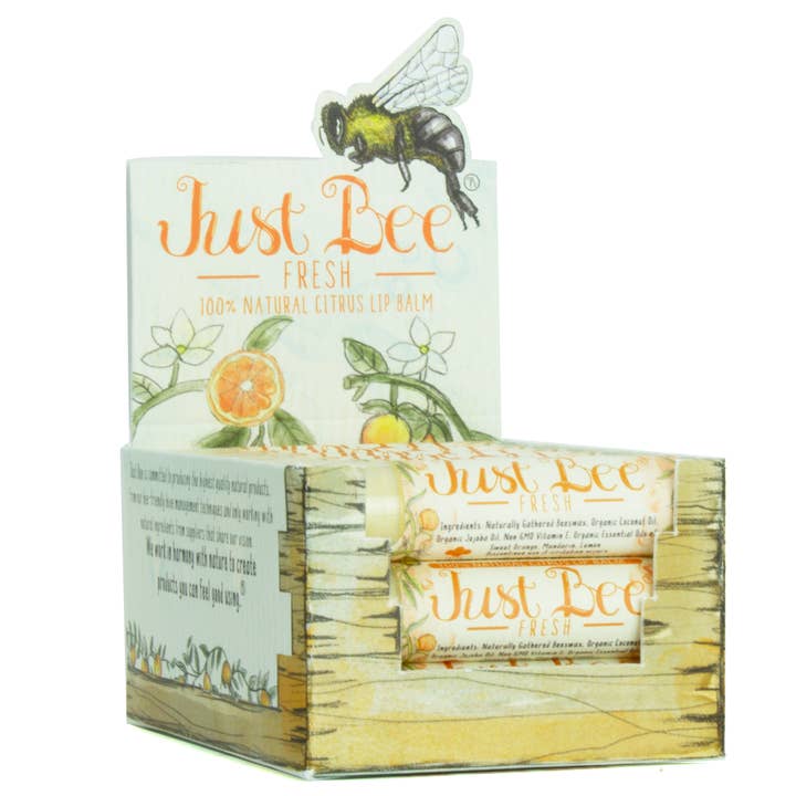 Just Bee - Wholesale Lip Balm - Just Bee Fresh Lip Balm - Citrus2