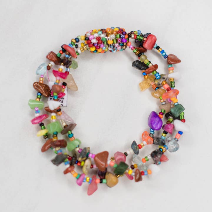 Lucia's Imports - Wholesale Beaded Bracelet - Fiesta Bracelet Multi