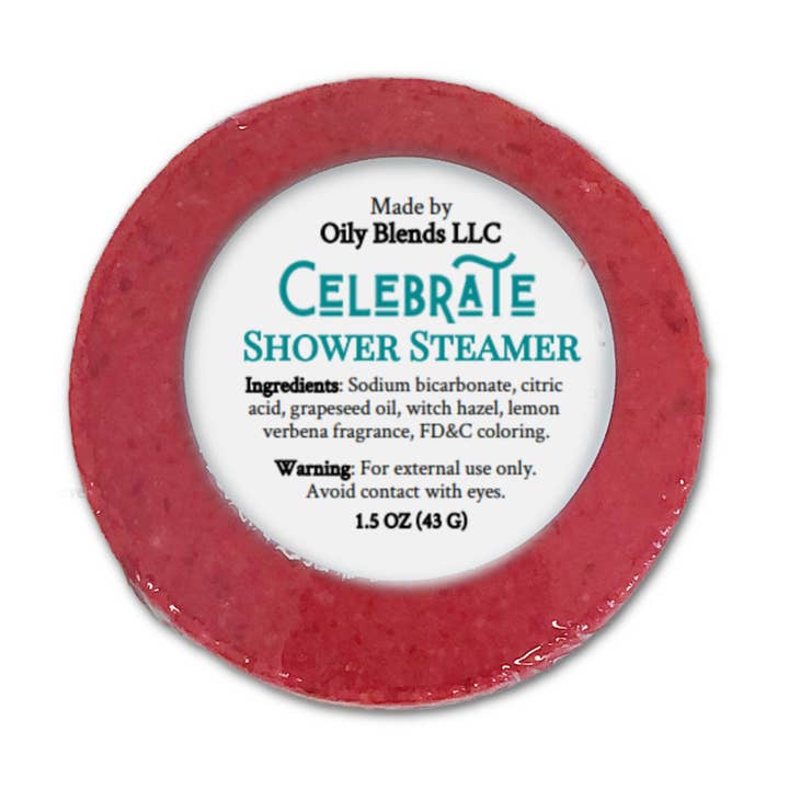 Birthday Cake Celebrate Shower Steamers for wholesale by Oily Blends