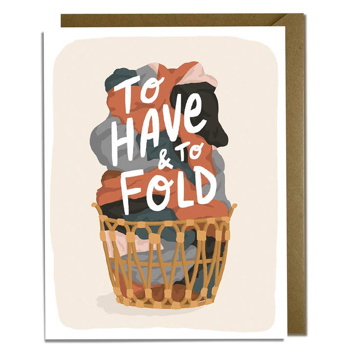 To Have & Fold - Funny Wedding Card for wholesale by Kat French Design