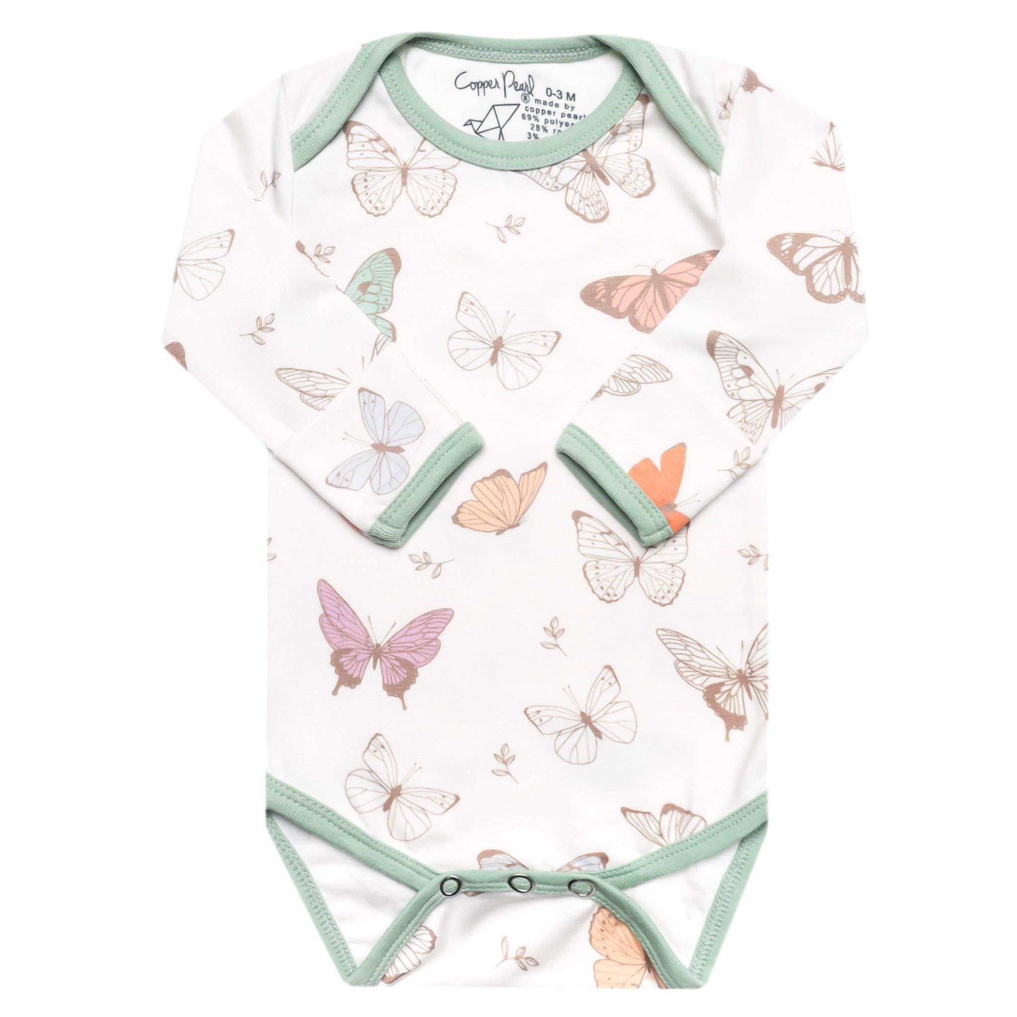 Copper Pearl - Wholesale Bodysuit (Non-Footed) - Baby - Long Sleeve Bodysuit - Luna0