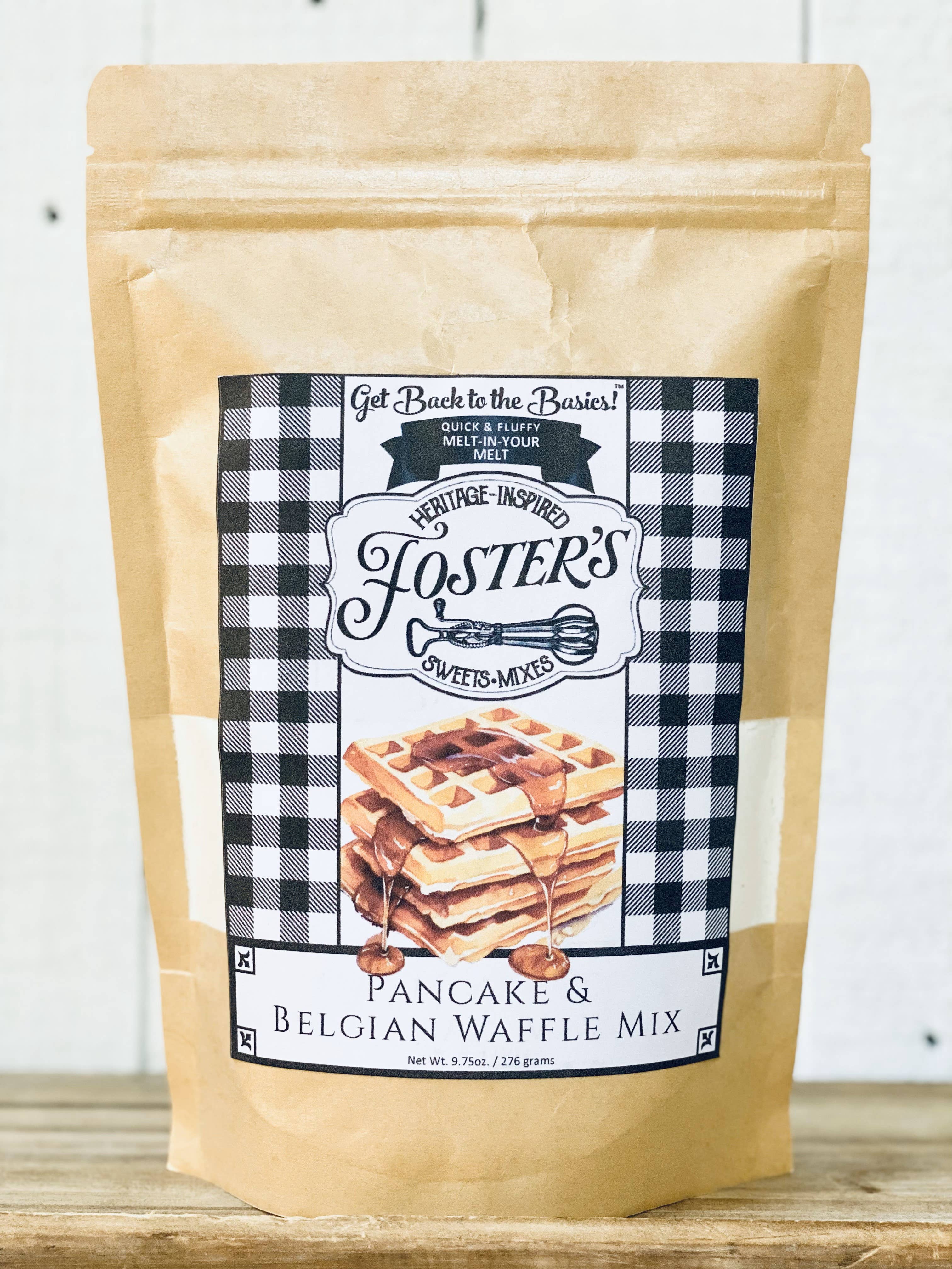 Foster's Heritage-Inspired Sweets & Mixes - Wholesale Pancake Mix - Pancake & Belgian Waffle Mix2