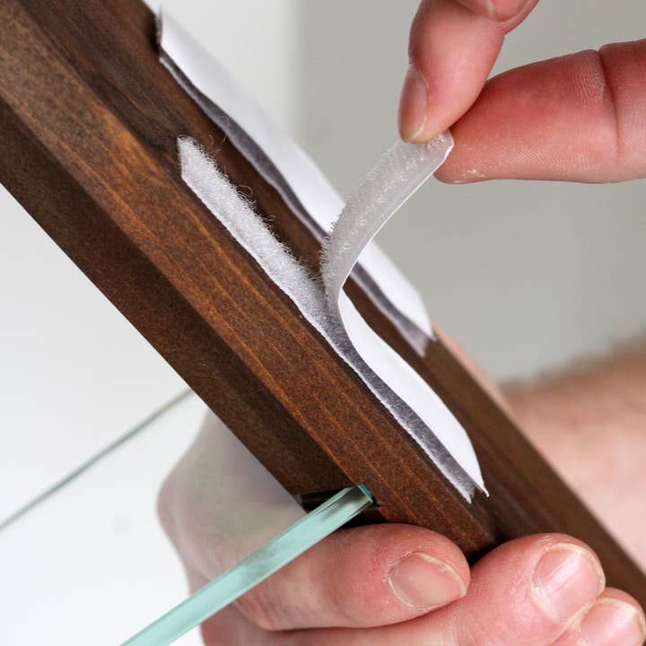 Daniel's Plants - Wholesale Wall Mounted Shelf - Renter-Friendly Window Shelf | Prairie Sand with Tempered Glass4