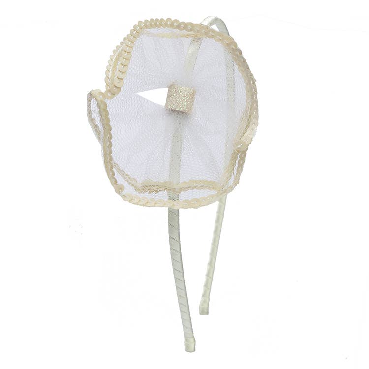 Sparkle Sisters by Couture Clips – Großhandel Fashion-Stirnband – Kinder – Stirnband mit Pailletten-Tüllschleife1