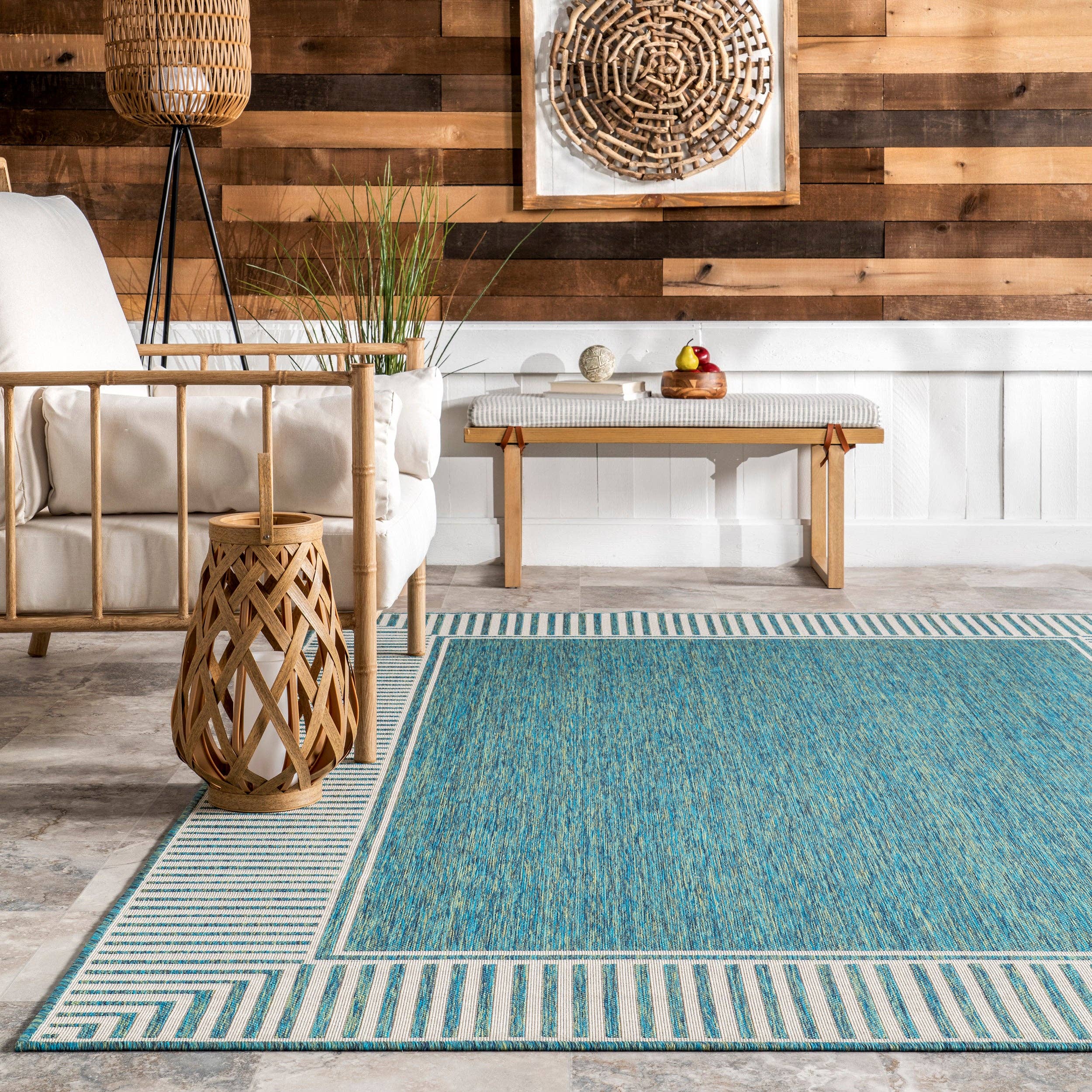 nuLOOM - Wholesale Area Rug - Nuloom Asha Simple Striped Indoor/Outdoor Area Rug70