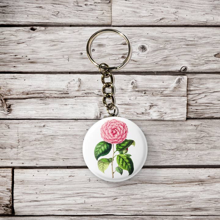 NatureCuts - Wholesale Lapel Pin/Button - Camellia Pin Button, Camellia Keychain, Camellia Magnet5