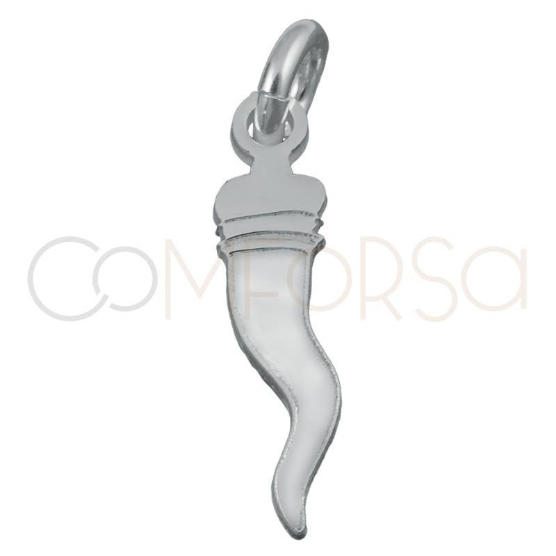 COM FORSA SL - Wholesale Individual Charm/Pendant - Sterling Silver 925 Chili Pendant 3X13Mm0