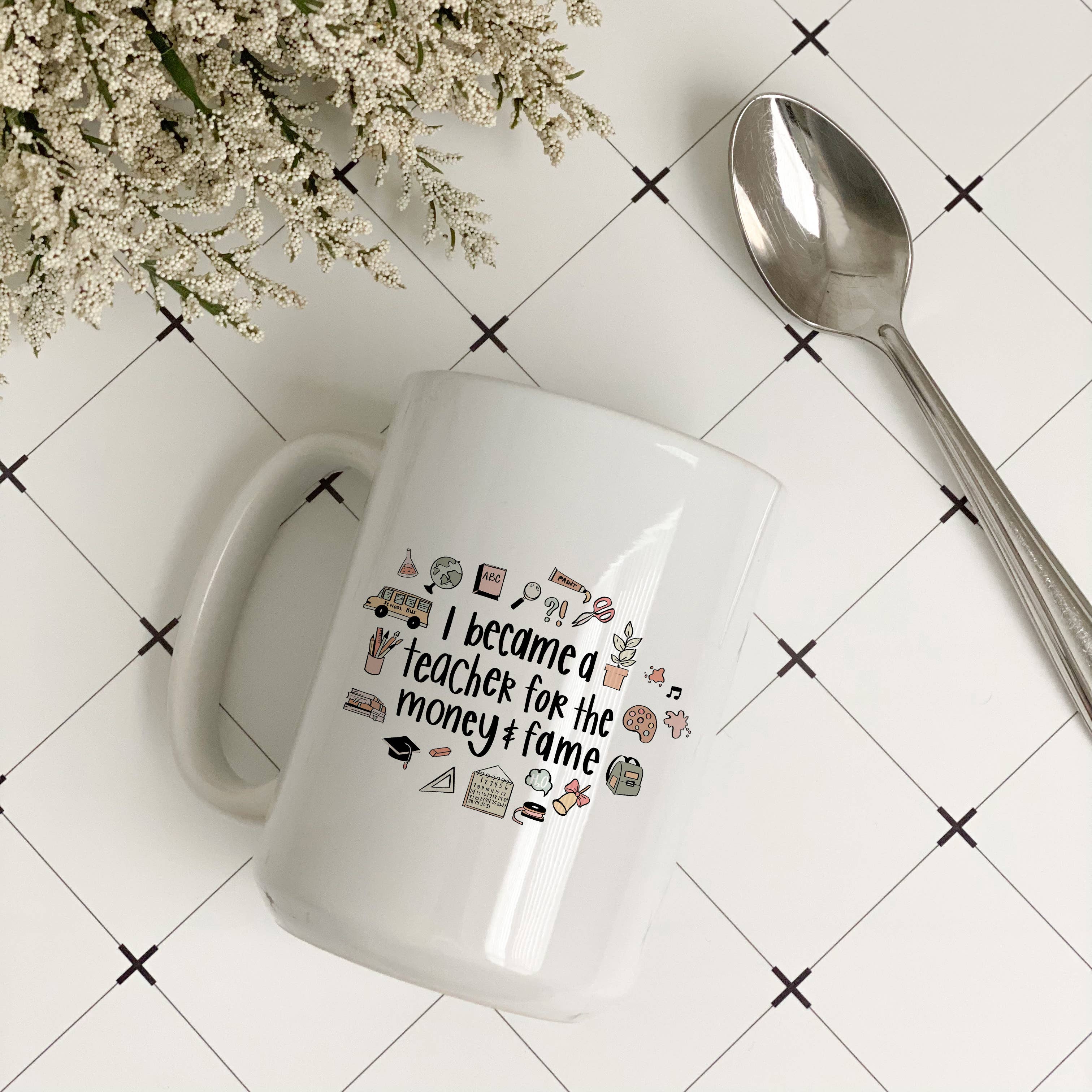 swaygirls - Vente Tasse à café - Mug à café pour enseignant | Cadeau professeur | Cadeaux drôles pour enseignants11