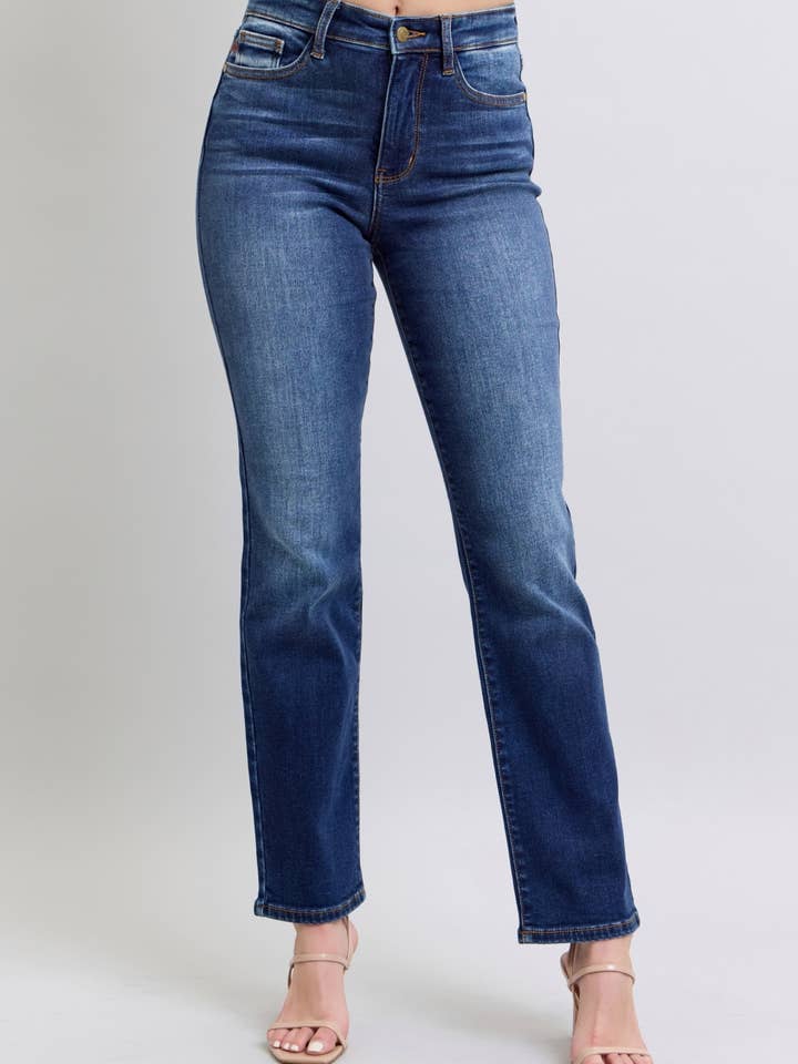 Vintage Wash Thermal Straight for wholesale by Judy Blue Jeans