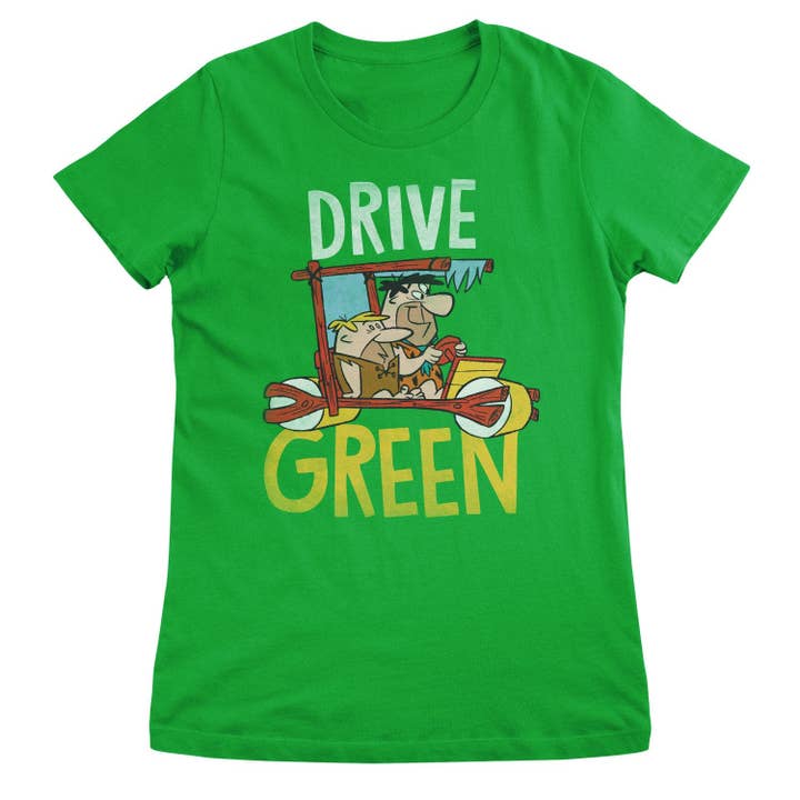 The Flintstones - Drive Green Girly Tee for wholesale by Hybris Production AB