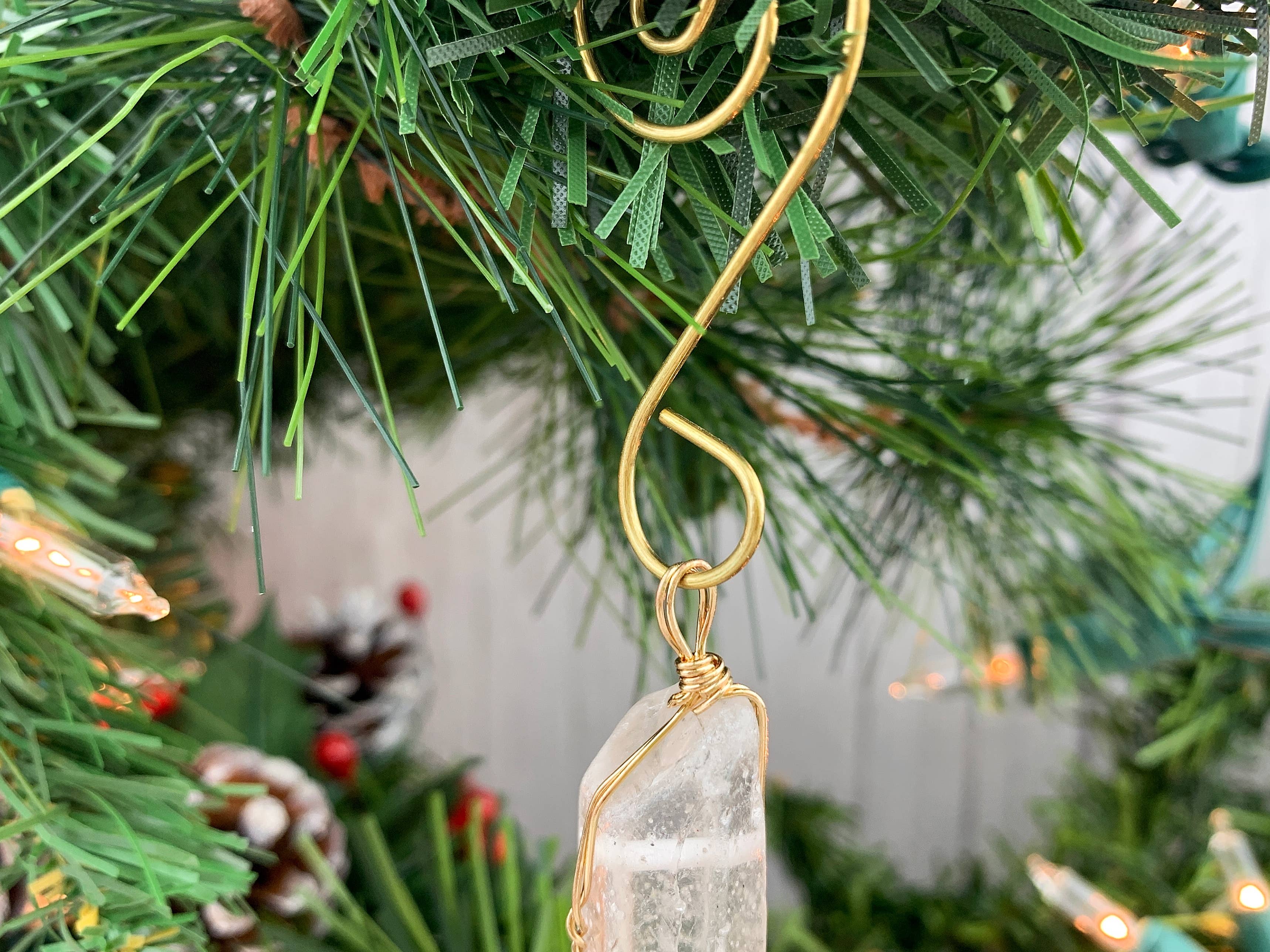 WonderLight Jewelry – Conjunto de ornamentos por atacado – Conjunto de Ornamento de Cristal 1pcs/4pcs - Quartzo Transparente/Clarity2