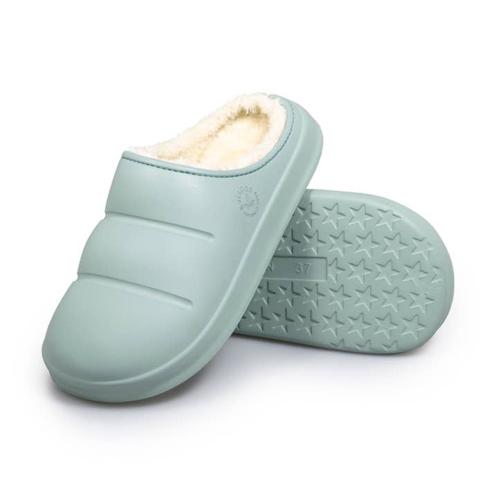 Avispas - Wholesale Mules - Women's - Simson Pistachio. Vegan Winter Bio Mule Clog. 2