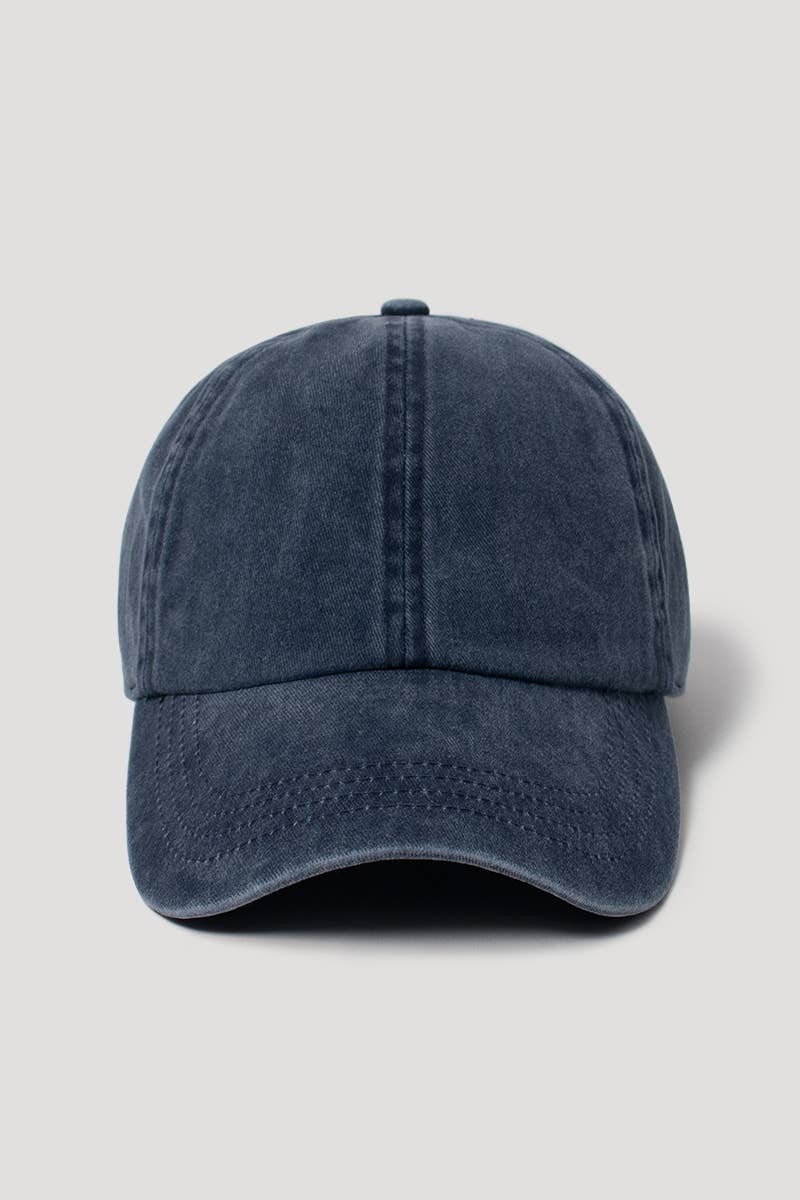 David And Young - Wholesale Baseball Cap - Unisex - GWCAP18670 - Stone Washed Twill 6 Panel Baseball Cap5