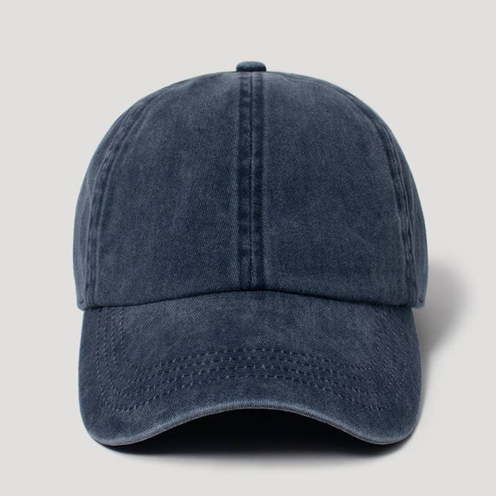 David And Young - Wholesale Baseball Cap - Unisex - GWCAP18670 - Stone Washed Twill 6 Panel Baseball Cap5