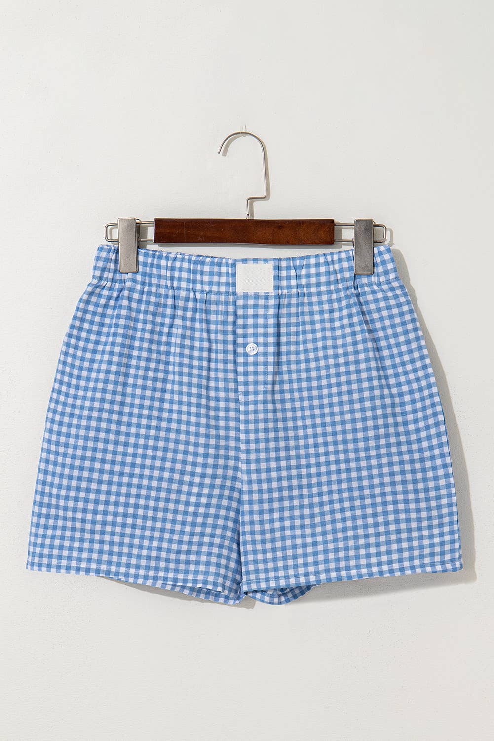 LiveFashionWay - Wholesale Shorts - Women's - Gingham Printed High Waist Shorts4