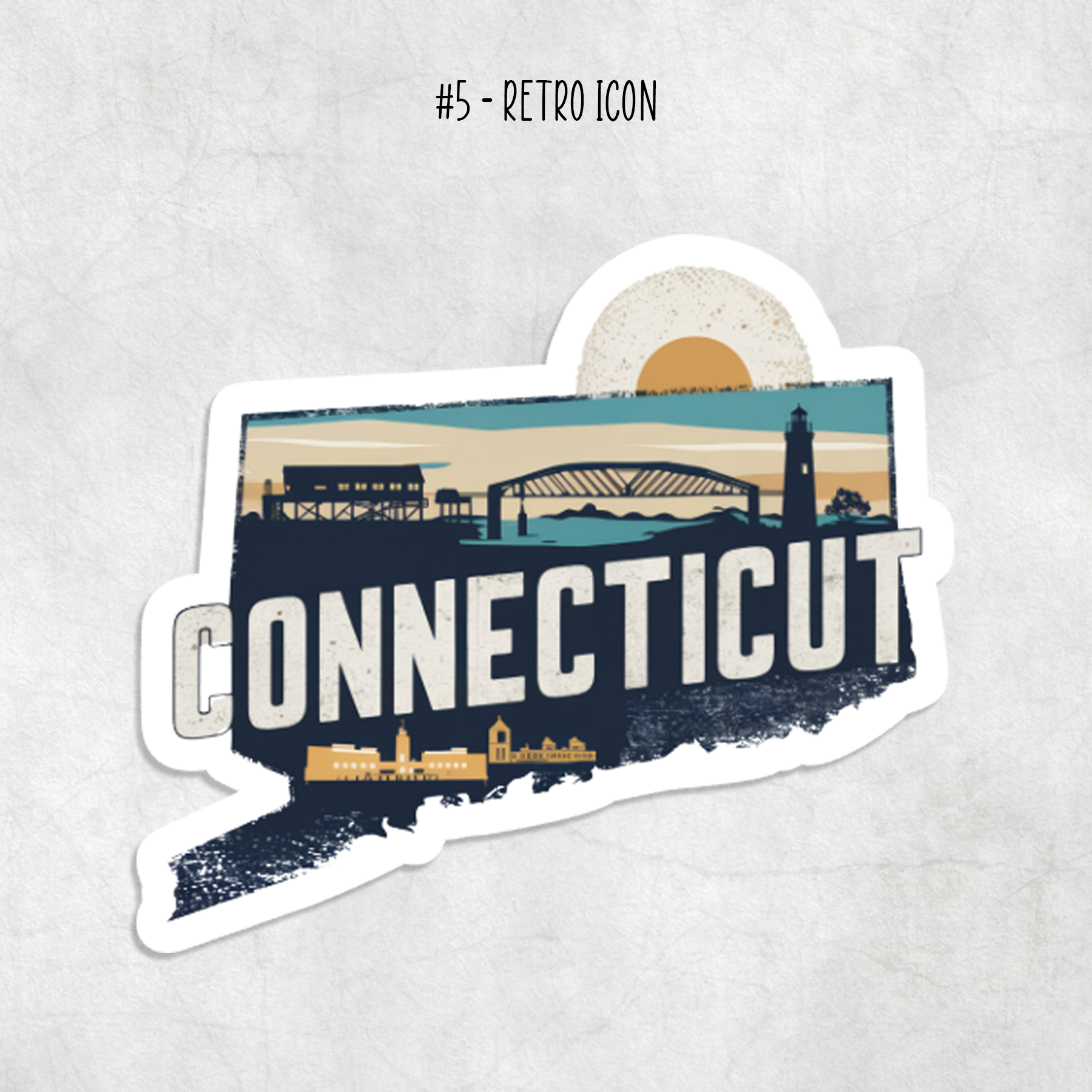 Expression Design Co - Wholesale Sticker - Connecticut-stickers5