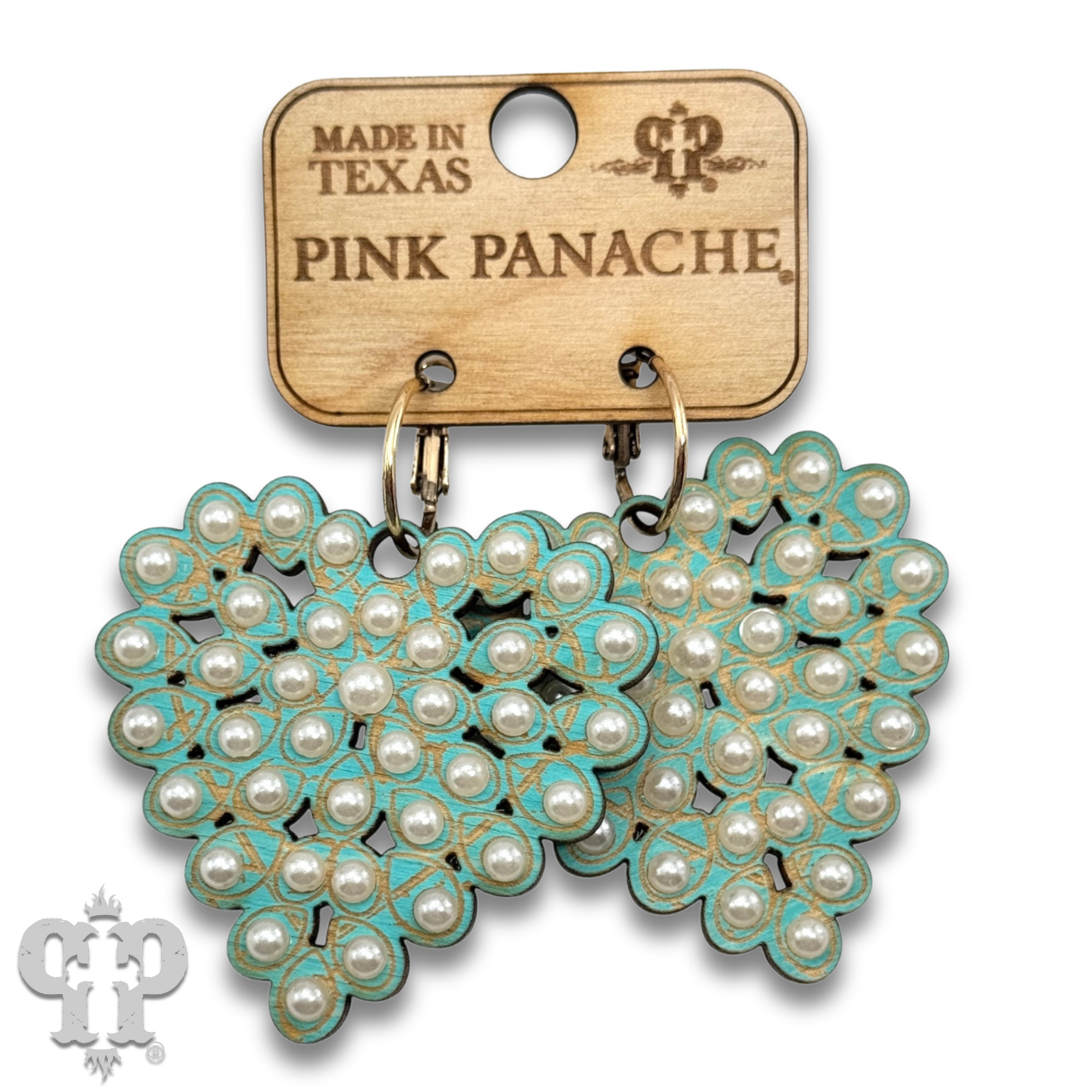 Pink Panache Brands - Wholesale Dangle Earrings - Laser cut rhinestone heart earring4