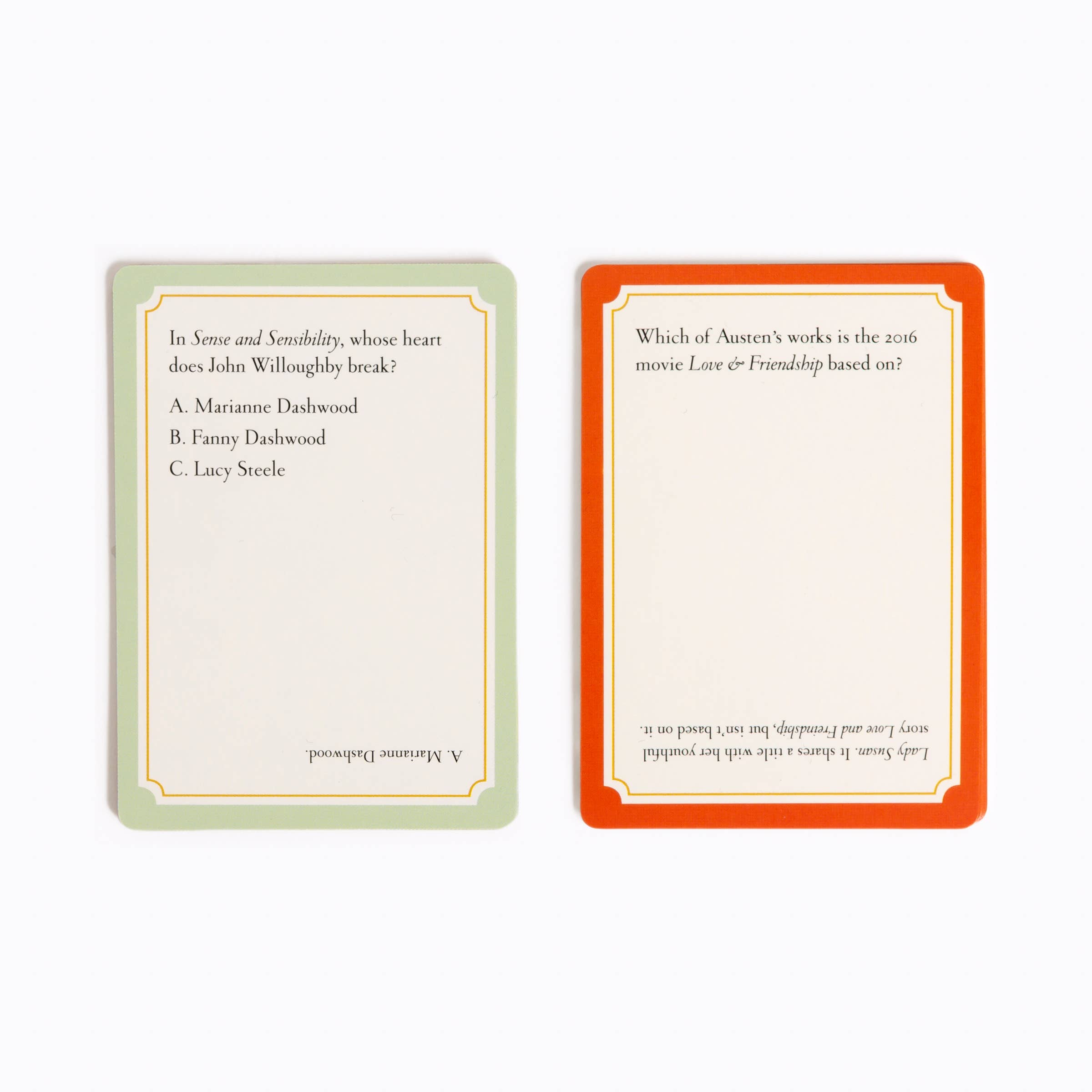 Penguin Random House LLC - Wholesale Card Game - Jane Austen Trivia5