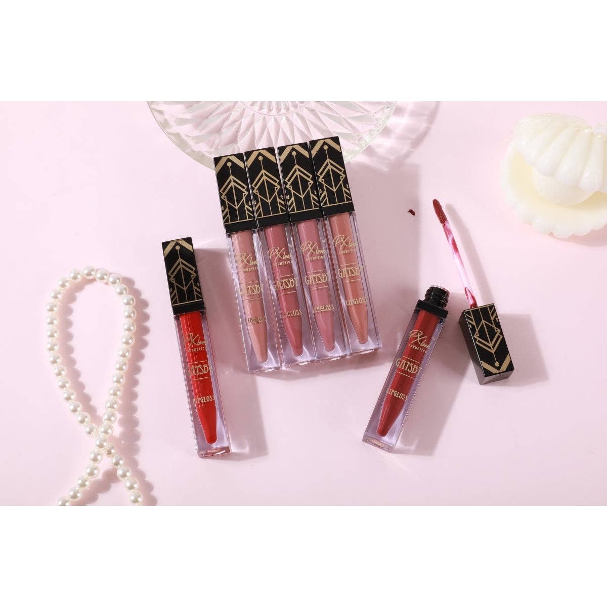   Gatsby Matte Lip gloss – 1920s Inspired Elegance Soft Shades for wholesale on Faire2