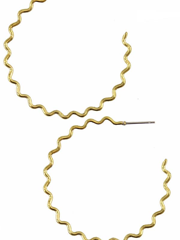 Wavelength Hoops for wholesale by Brass Sand