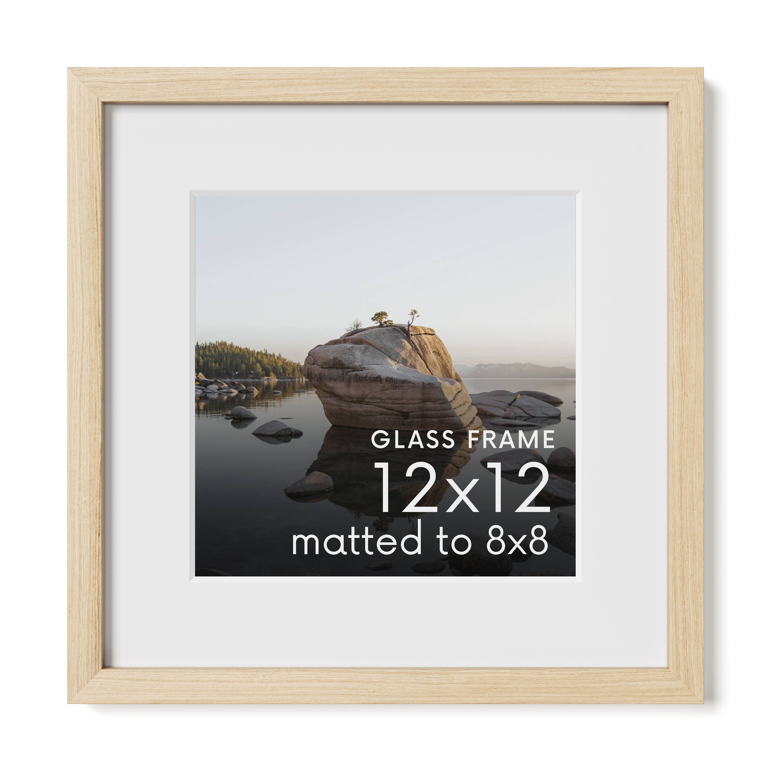 Haus and Hues - Wholesale Picture Frame - Natural Oak Frame with Glass10