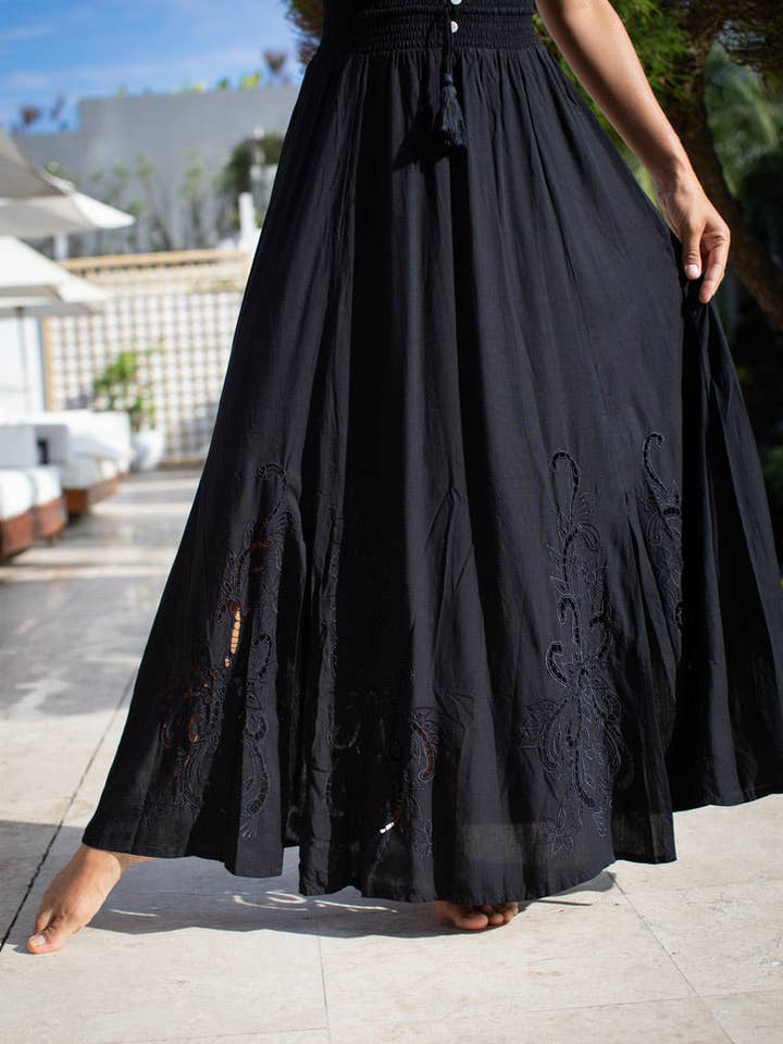 Bali Queen - Wholesale Dress - Women's - Eyelet Belle Maxi7
