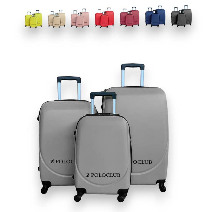 ALBAsrls - Wholesale Luggage - POLOCLUB 3-piece trolley set3