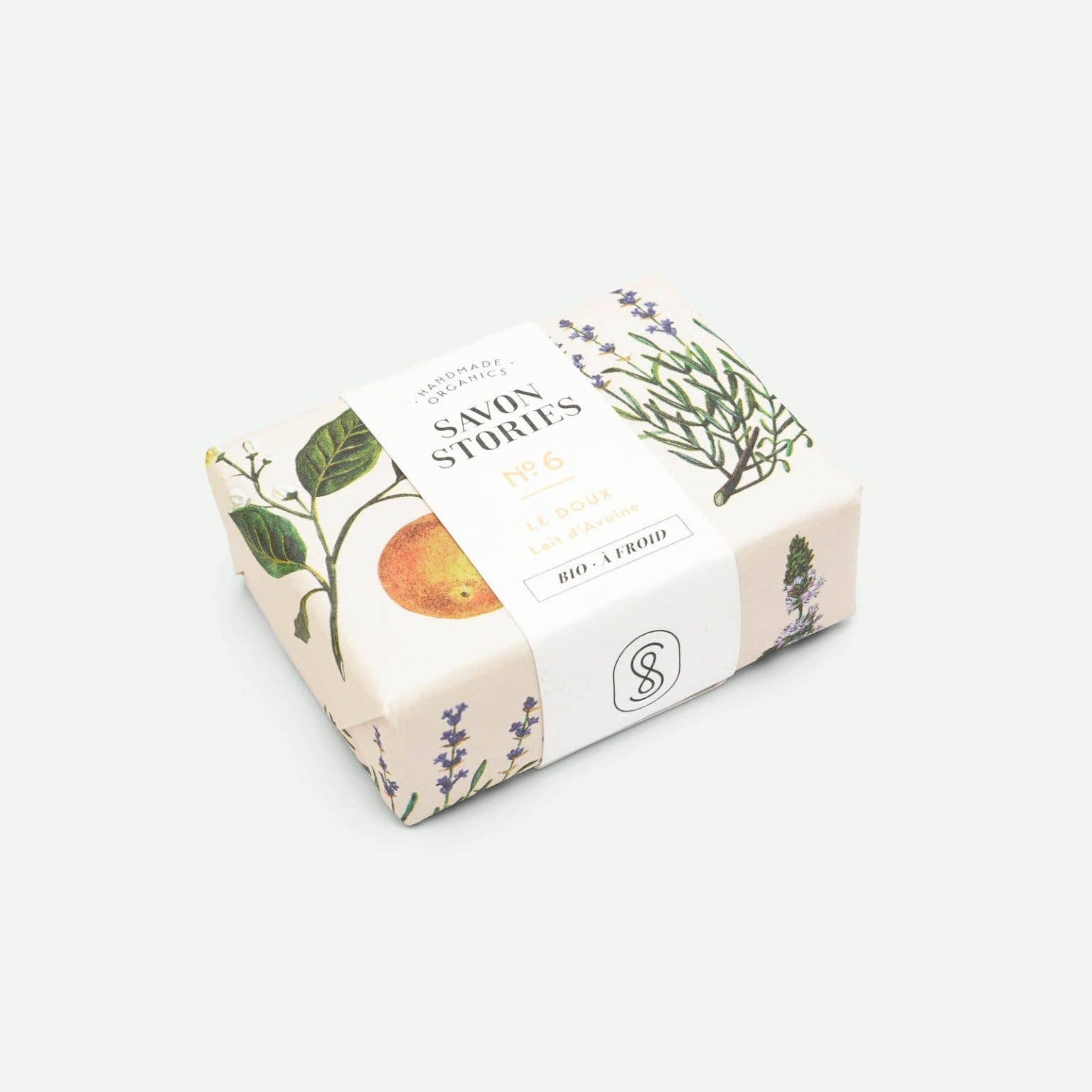 Savon Stories - Wholesale Bar Soap - N°6 Le Doux Organic & Natural Soap with Oat Milk0
