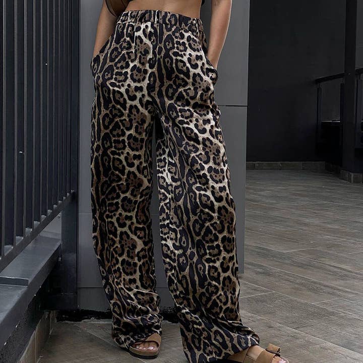 Leopard WideLeg Pants Chic Fall Street Style and other Purchase Wholesale leopard leggings. Free Returns & Net 60 Terms on Faire trending on Faire.