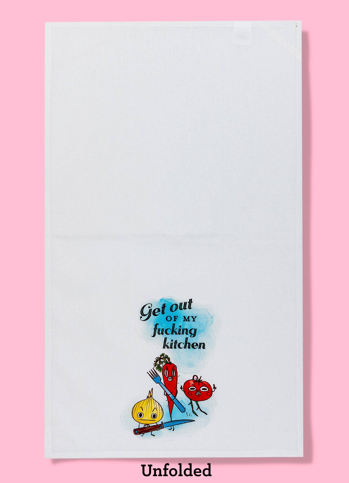 Bad Grandma Designs – wholesale Tea towel – Get Out of My Fucking Kitchen dishtowel kitchen towel veggie1