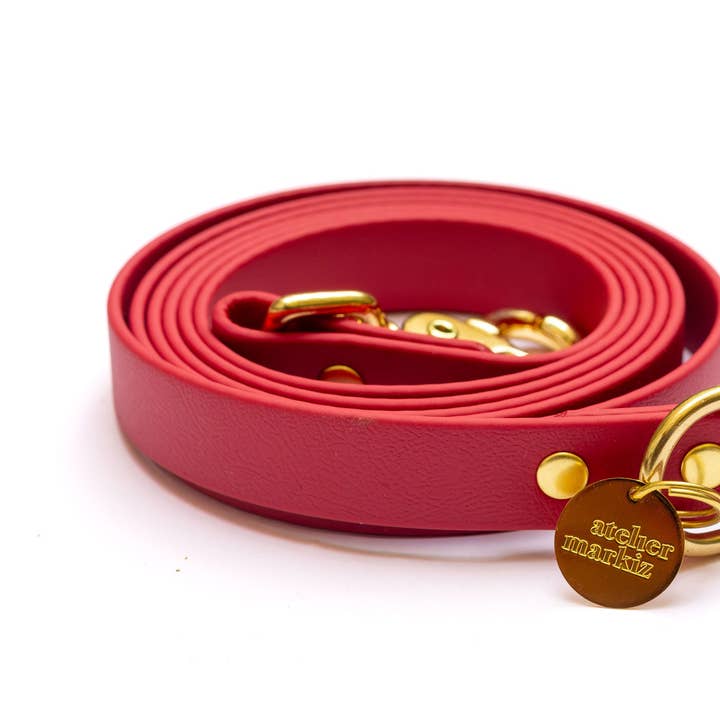 Atelier Markiz - Wholesale Pet leash – Dog - Cherry waterproof jacket1