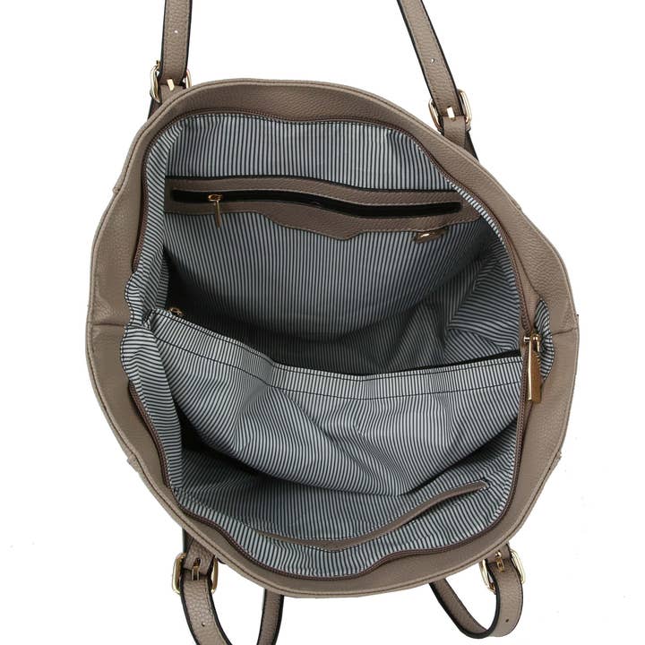 Handbag Factory Corp - Vente Tote bag – femme - Sac fourre-tout avec portefeuille pour femme - 100 % cuir végétalien6