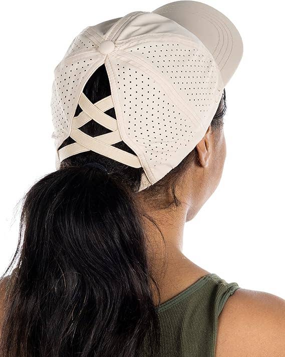 Funky Junque – wholesale Ponytail cap – Women’s – Criss Cross Laser Cut Cap6