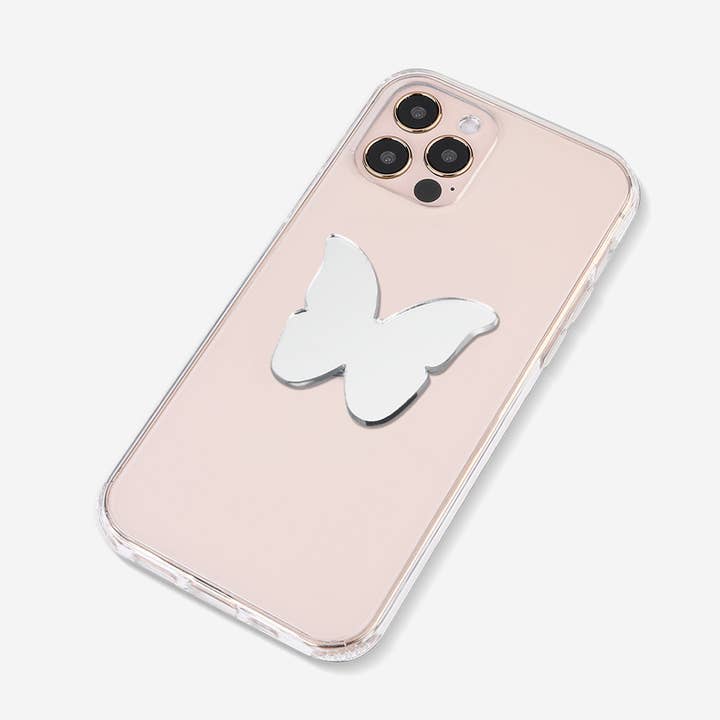 Ellie Rose - Wholesale Phone & Laptop Stickers - Stick-On Mirror Phone Decal - Butterfly1