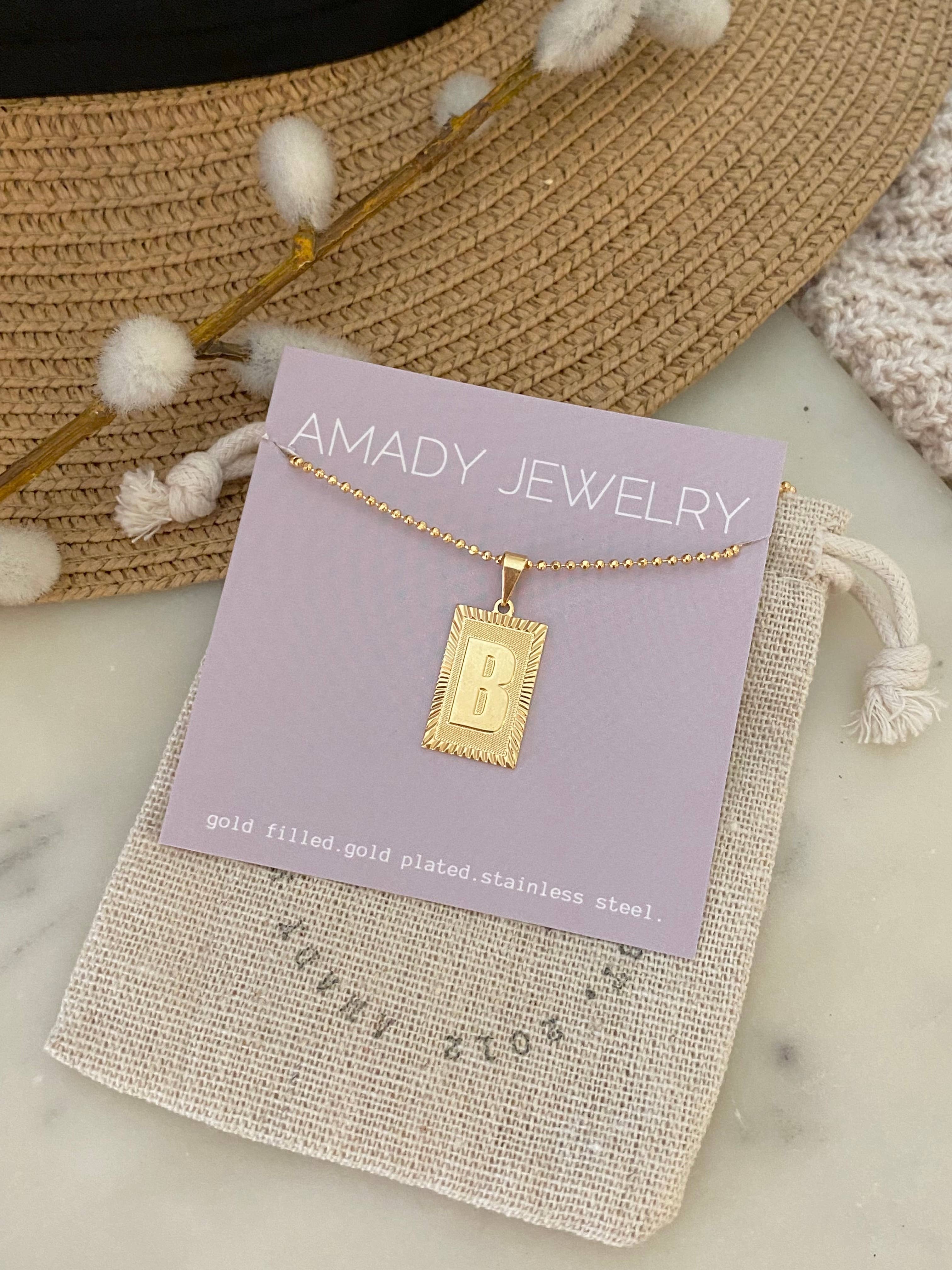 Amady Jewelry – Großhandel Kette mit Anhänger/Charm – Halskette mit 18 Karat Gold gefüllt, wasserdicht10