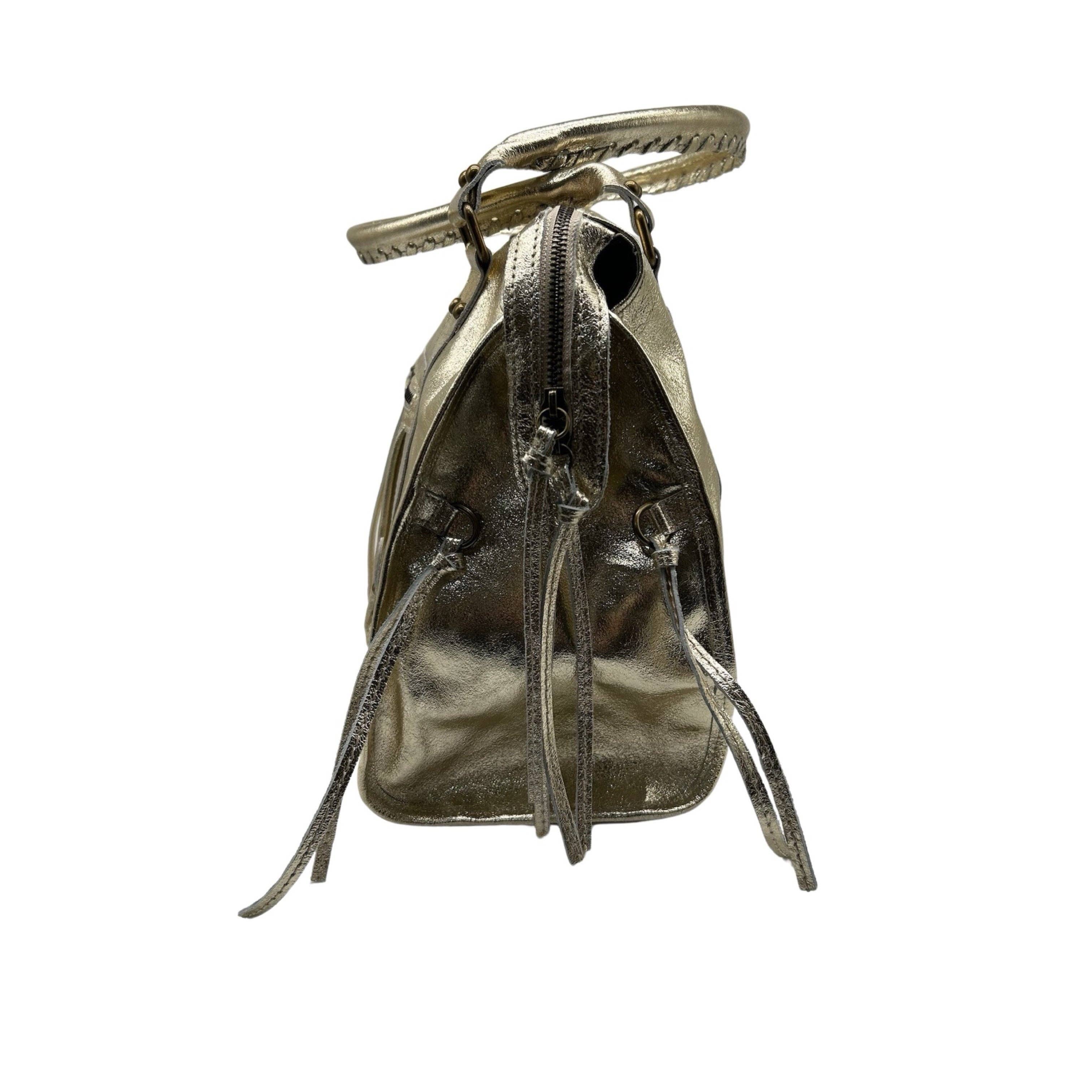 Louisa lee - Venta al por mayor Bolso con asas - Mujer - BOLSO GRANDE CAPUCINE DE PIEL IRIDISCENTE1