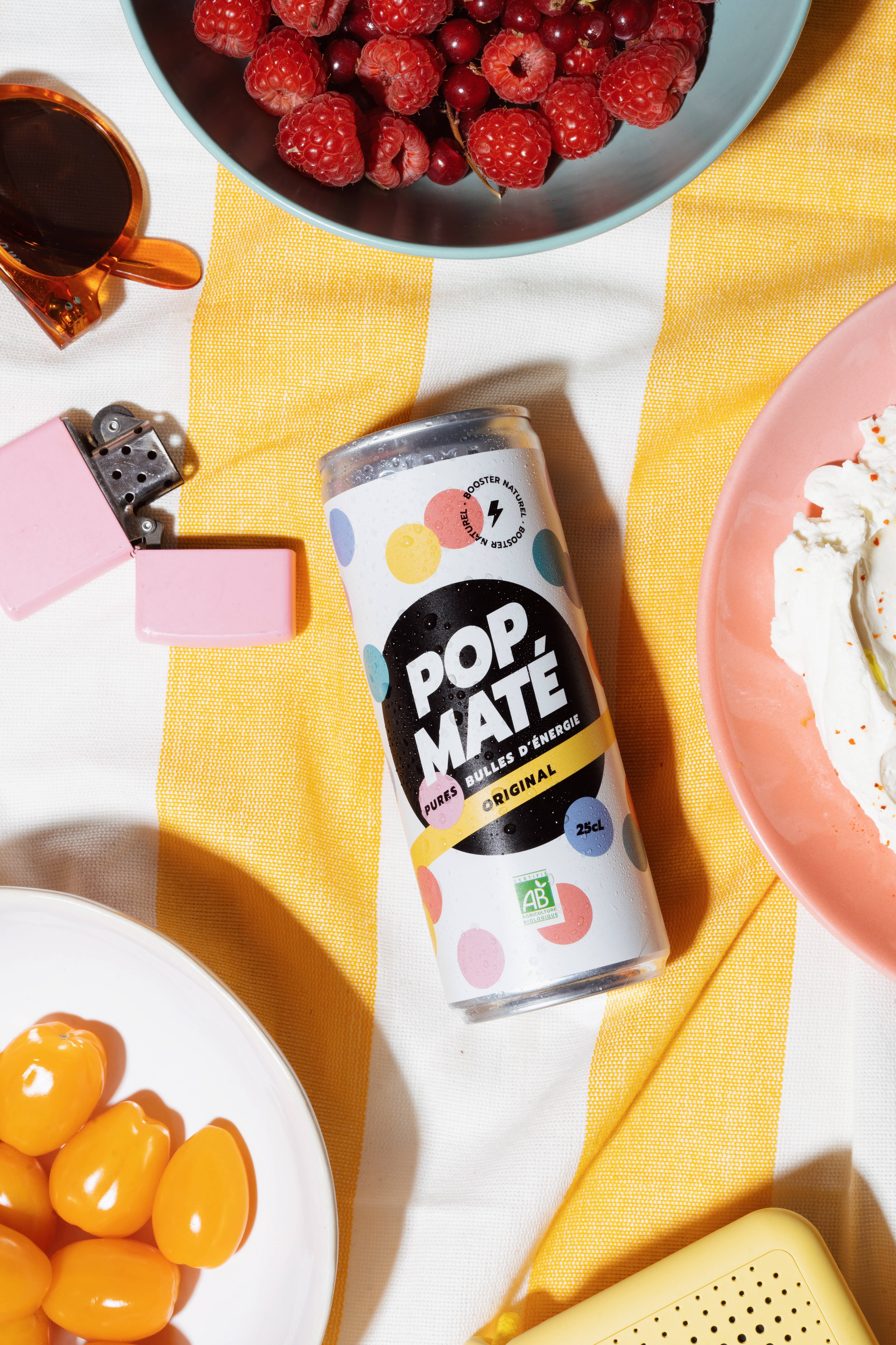 POP Maté - Vendita all'ingrosso Bevande isotoniche/energetiche - Mate biologico frizzante in lattina da 25 cl1