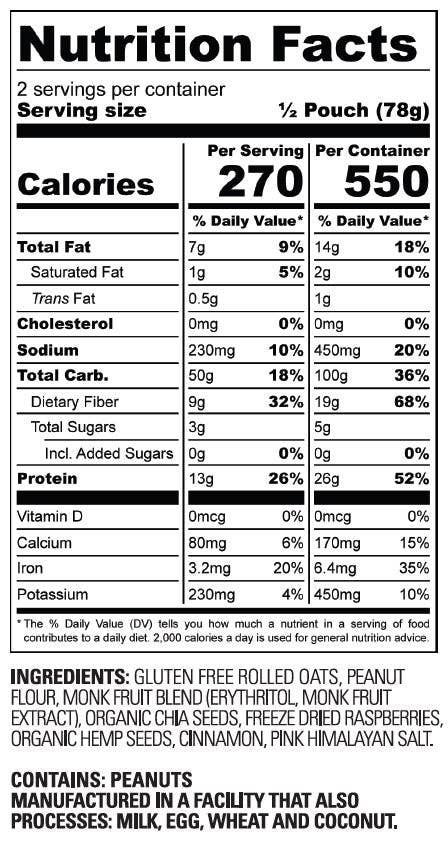 DeliciOats - Vente Avoine - DeliciOats Overnight Oats à la framboise rouge5