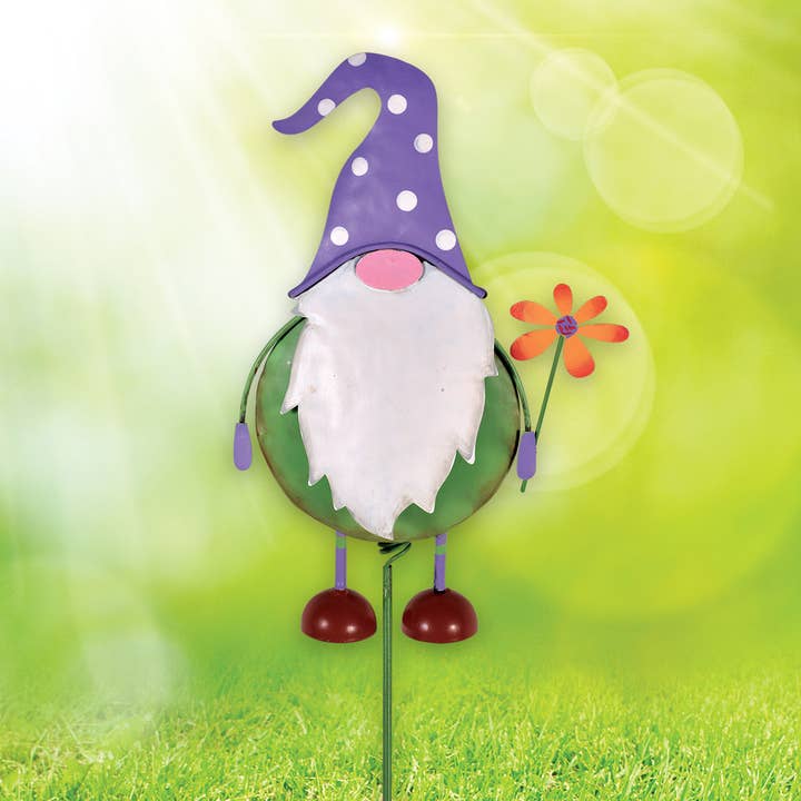 Lascia che sia gnomo! Lilac Louie, lo gnomo guardiano per la vendita all'ingrosso da parte di Sunset Vista Designs