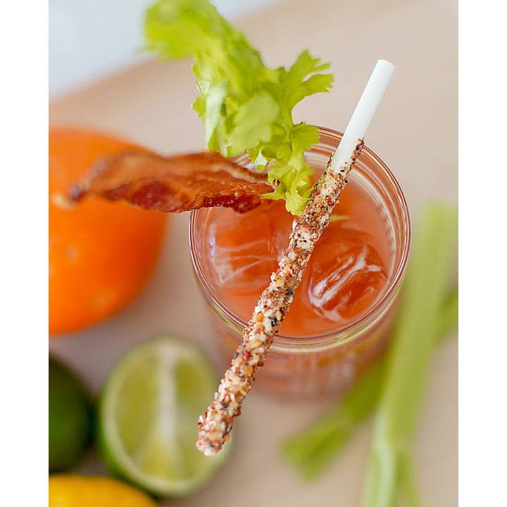 Seasoned Straws - Wholesale Drinking Straw - Smoke 10ct. - Case of 5 Units